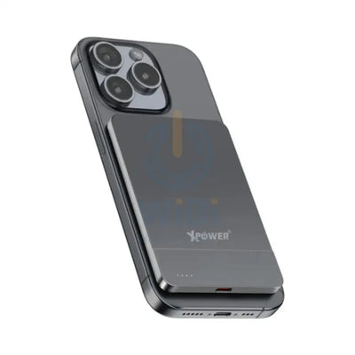 Xpower Wireless Ultra Thin Power Bank - 5000mAh / 20W / Grey Accessories > Power Bank