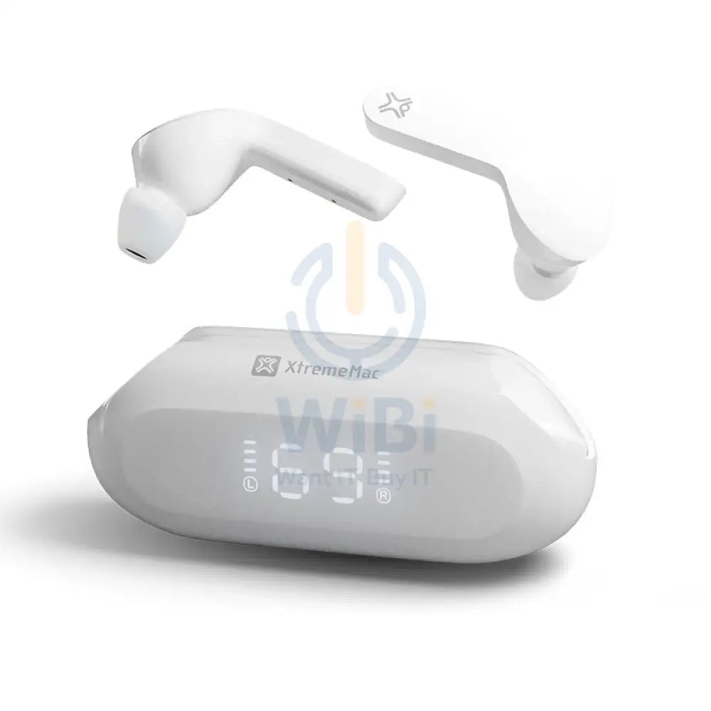 Xtrememac X-Twist - In-Ear / Bluetooth 5.2 / USB Type-C / White - Earbuds Accessories > Audio > Headphones > Offer Zone