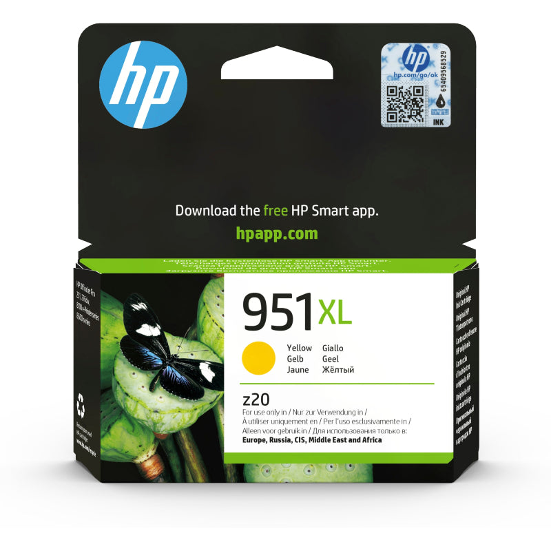 HP 951XL Yellow Color - 1.5K Pages / Yellow Color / High Yield / Ink Cartridge