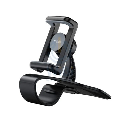 Yesido C103 Dashboard Spring Clip Phone Holder - Black Accessories > Mobiles & Tablets > Mobiles > Mobile Holder