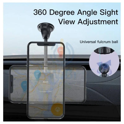 Yesido C109 Windshield Magnetic Car Mount Holder - Black