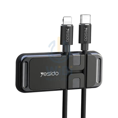 Yesido C113 Universal Magnetic Mobile Phone Holder Cable Clip - Black Accessories > Mobiles & Tablets > Mobiles >