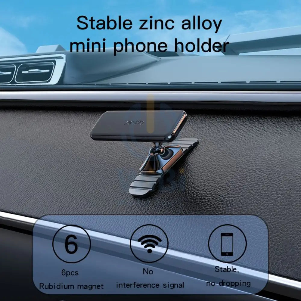Yesido C150 Mobile Magnetic Phone Holder – Black Accessories > Mobiles & Tablets > Mobiles > Mobile Holder / Stands