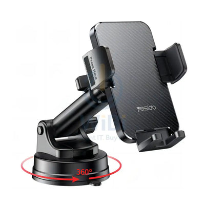 Yesido C173 Dashboard Spring Clip Holder - Black Accessories > Mobiles & Tablets > Mobiles > Mobile Holder / Stands