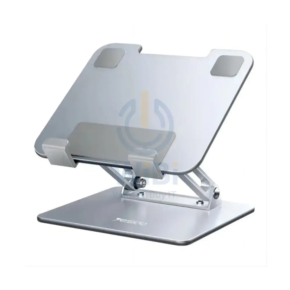 Yesido C185 Universal Tablet Holder Adjustable Aircooled Foldable - Silver Accessories > Other Laptop Accessories
