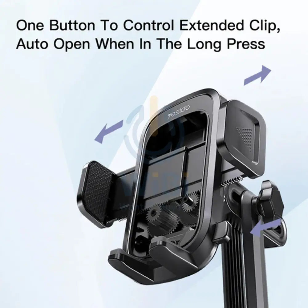 Yesido C195 Car Cup Hole Spring Clip Phone Holder - Black Accessories > Mobiles & Tablets > Mobiles > Mobile Holder