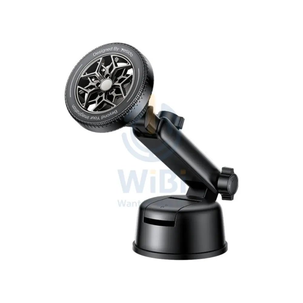 Yesido C266 Round Magesafe 360 Degree Rotation Magnetic Holder - Black Accessories > Mobiles & Tablets > Mobiles >