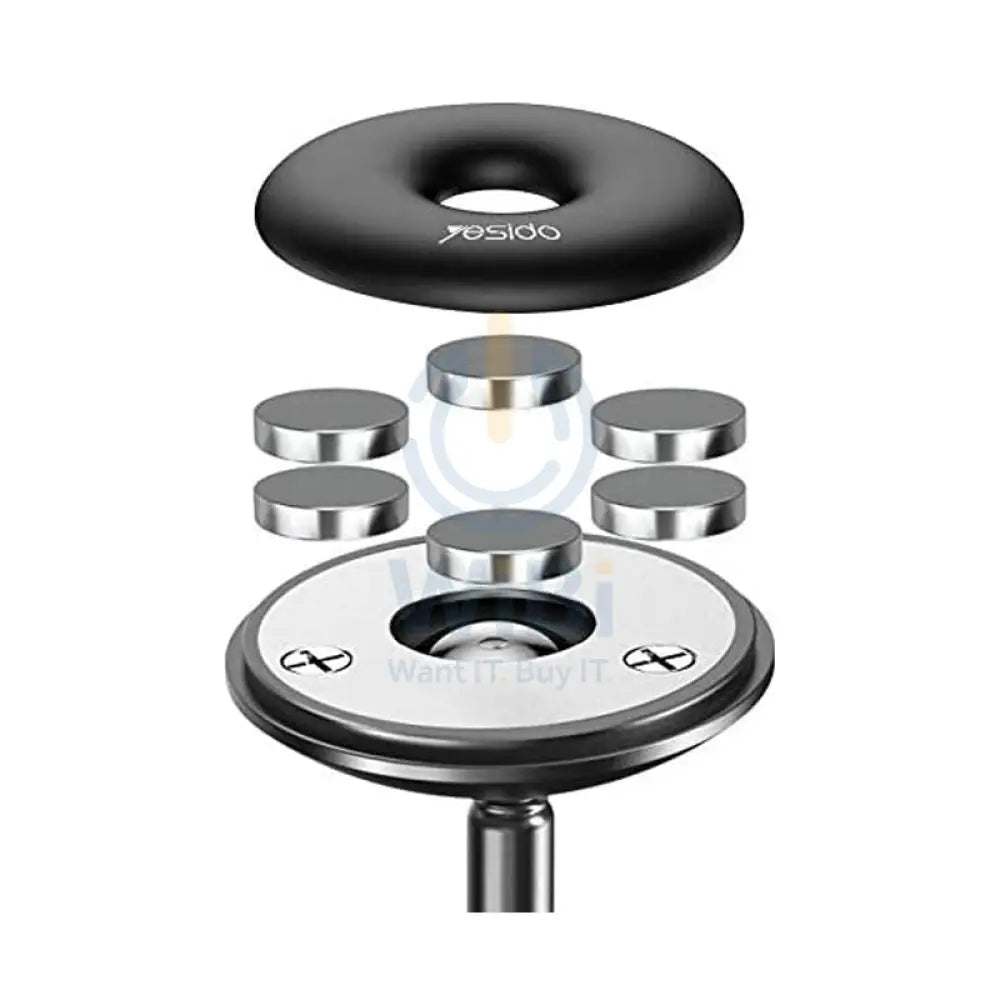 Yesido C93 Car Phone Holder - Magnetic / Black
