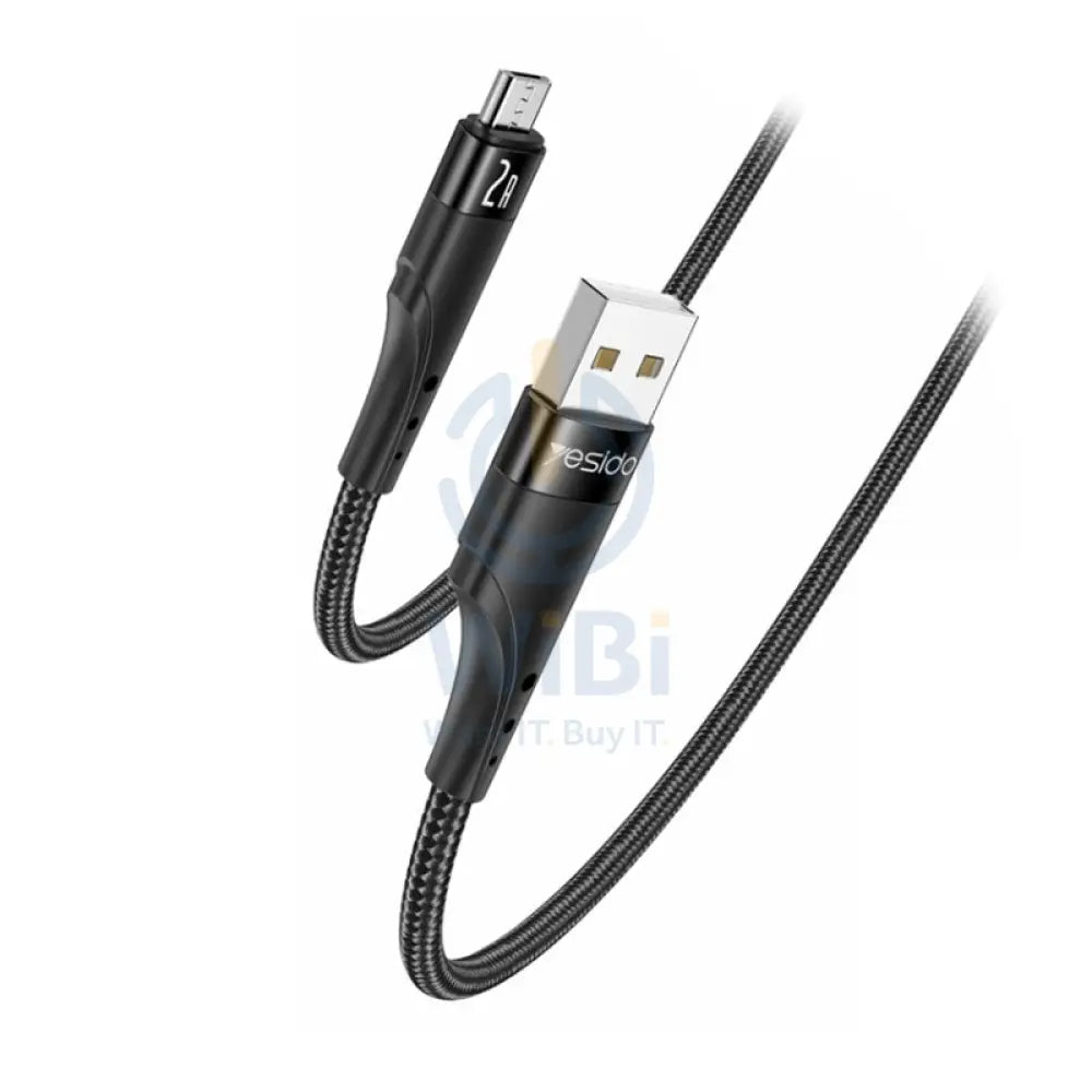 Yesido CA109 Fast Charging Data Cable - 3M / USB / Micro - Black Accessories > Cables & Converters > Cables