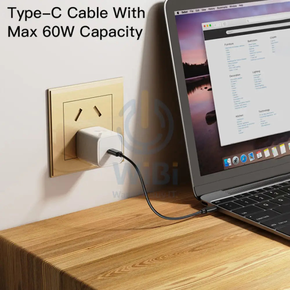 Yesido CA114 6 in 1 Data Cable Storage Box - 60W / Lightning / Micro / USB / Type-C - Black Accessories > Cables &