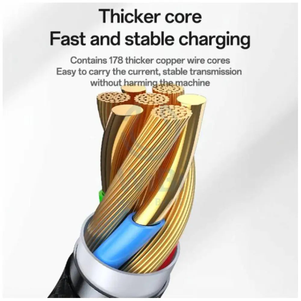 Yesido CA136C 2-in-1 Charging Cable - 1.2 Meter / USB-C / iWatch - Black Accessories > Cables & Converters > Cables