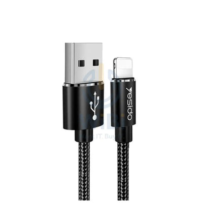 Yesido CA58 Fast Charging Cable - Lightning / 3 Meters / Black