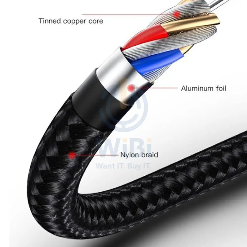 Yesido CA58 Fast Charging Cable - Lightning / 3 Meters / Black