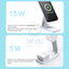 Yesido DS17 Magnetic 3 In 1 Foldable Wireless Charging Dock Stand - 15W / Wireless / Type-C - White Accessories >