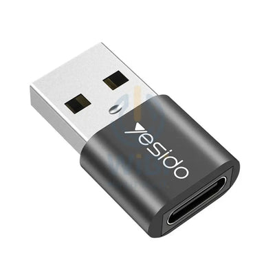 Yesido GS09 OTG Connector Adapter - USB / Type-C - Black Accessories > Cables & Converters