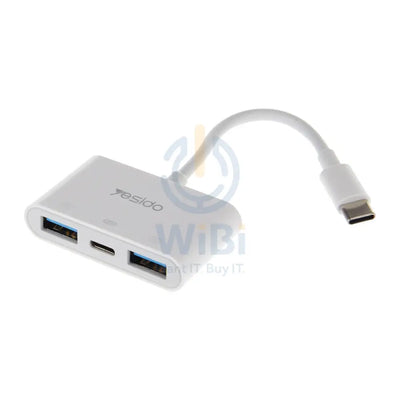 Yesido GS17 OTG Adapter Female To Male Converter Cable - USB / Type-C - White Accessories > Cables & Converters