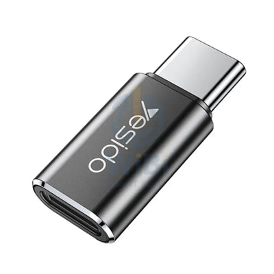 Yesido GS22 OTG Adapter For iPhone - USB / Type-C - Black Accessories > Cables & Converters