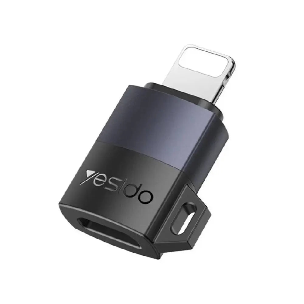 Yesido GS27 USB-C Charging Adapter - Lightning / Black Accessories > Cables & Converters > Converters