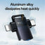 Yesido GS35 2-in-1 USB OTG Adapter - USB-A / Type-C / Lightning Accessories > Cables & Converters > Converters