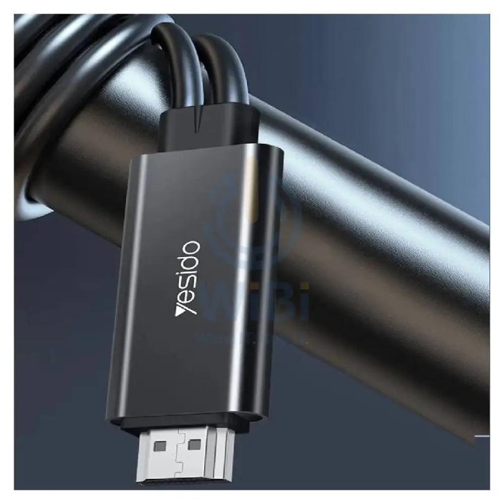 Yesido HM03 Cable Adapter - 4K / 1.8 Meter / HDMI / Type-C - Black Accessories > Cables & Converters > Cables