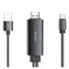 Yesido HM03 Cable Adapter - 4K / 1.8 Meter / HDMI / Type-C - Black Accessories > Cables & Converters > Cables