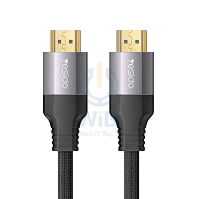 Yesido HM08 HDMI Video Cable - 2M / 4K Ultra HD / HDMI - Black Accessories > Cables & Converters > Cables