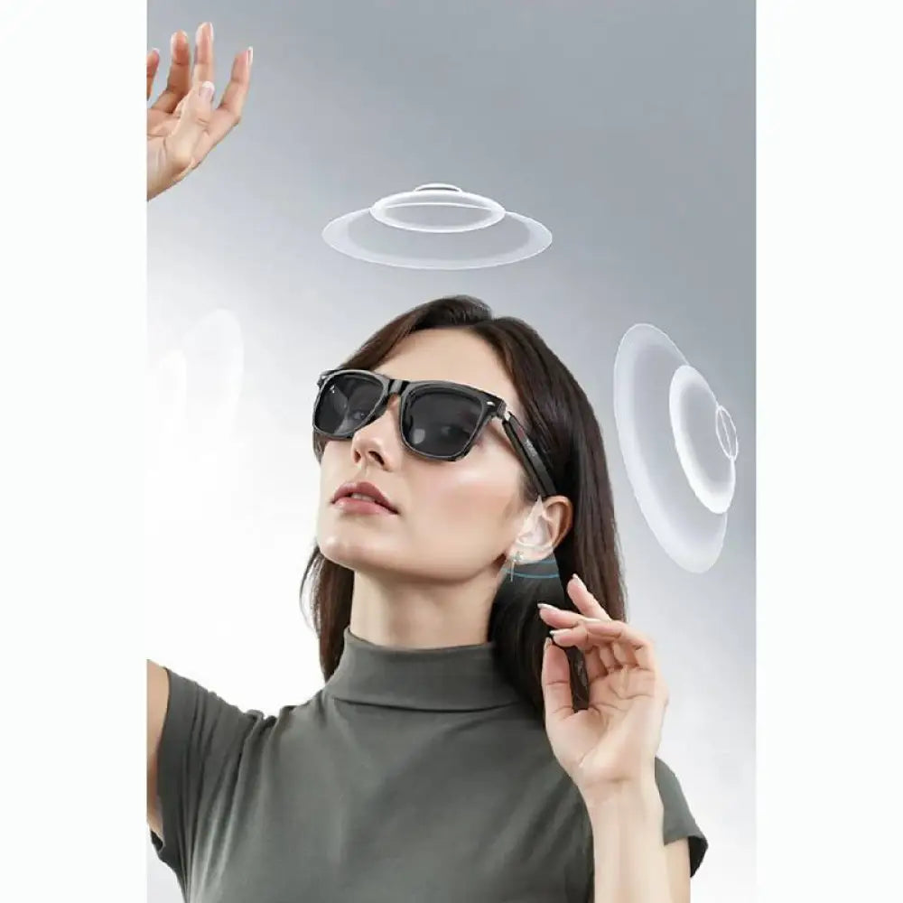 Yesido IO35 Smart Sunglasses with Built-in Speaker - Bluetooth / Black Accessories > Smart Devices