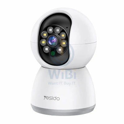 Yesido KM11 Smart Indoor HD Camera With Night Vision - 3MP / 2.4G / 1080 Full HD / WiFi - White Cameras > Security
