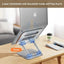 Yesido LP04 Fold Stand Tablet Laptop Holder - Silver Accessories > Other Laptop Accessories