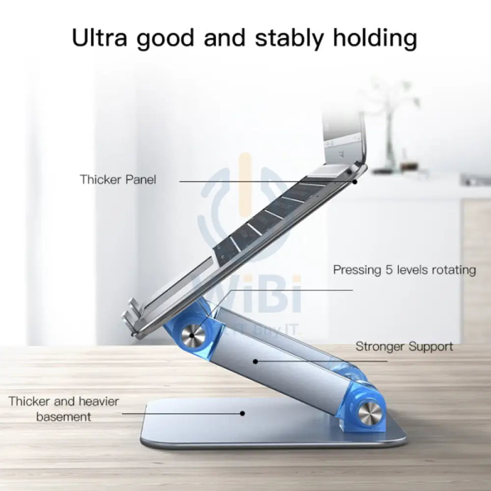 Yesido LP04 Fold Stand Tablet Laptop Holder - Silver Accessories > Other Laptop Accessories