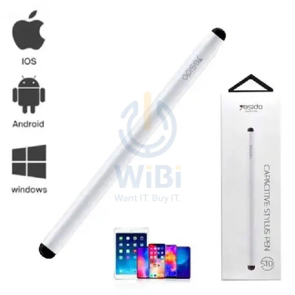 Yesido ST01 Universal Capacitive Stylus Pen - White Accessories > Mobiles & Tablets > Tablets > Stylus & Pencil