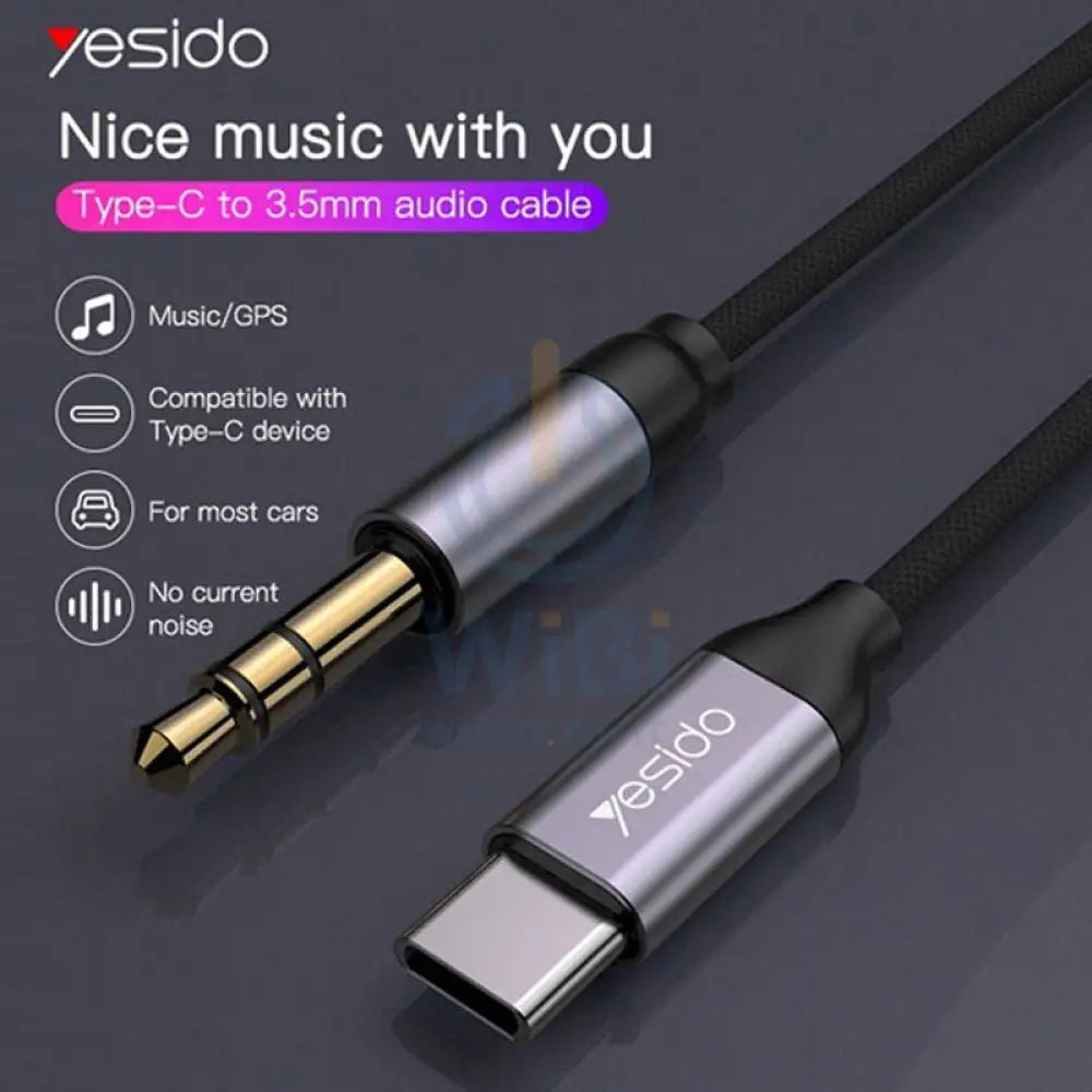 Yesido Yau20 USB-C to 3.5mm - White