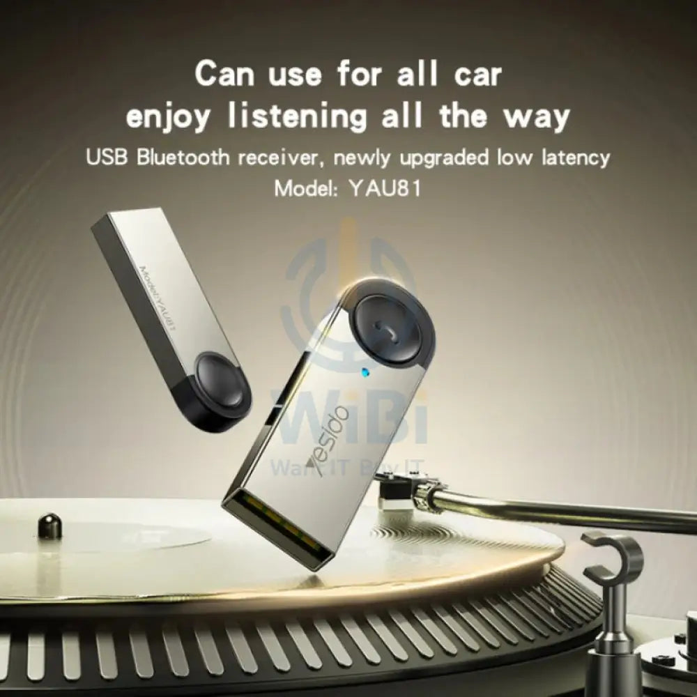 جهاز استقبال بلوتوث السيارة YAU81 YAU81 - بلوتوث 5.0 / 8 متر اكسسوارات > كبلات  محولات > محولات > محولات