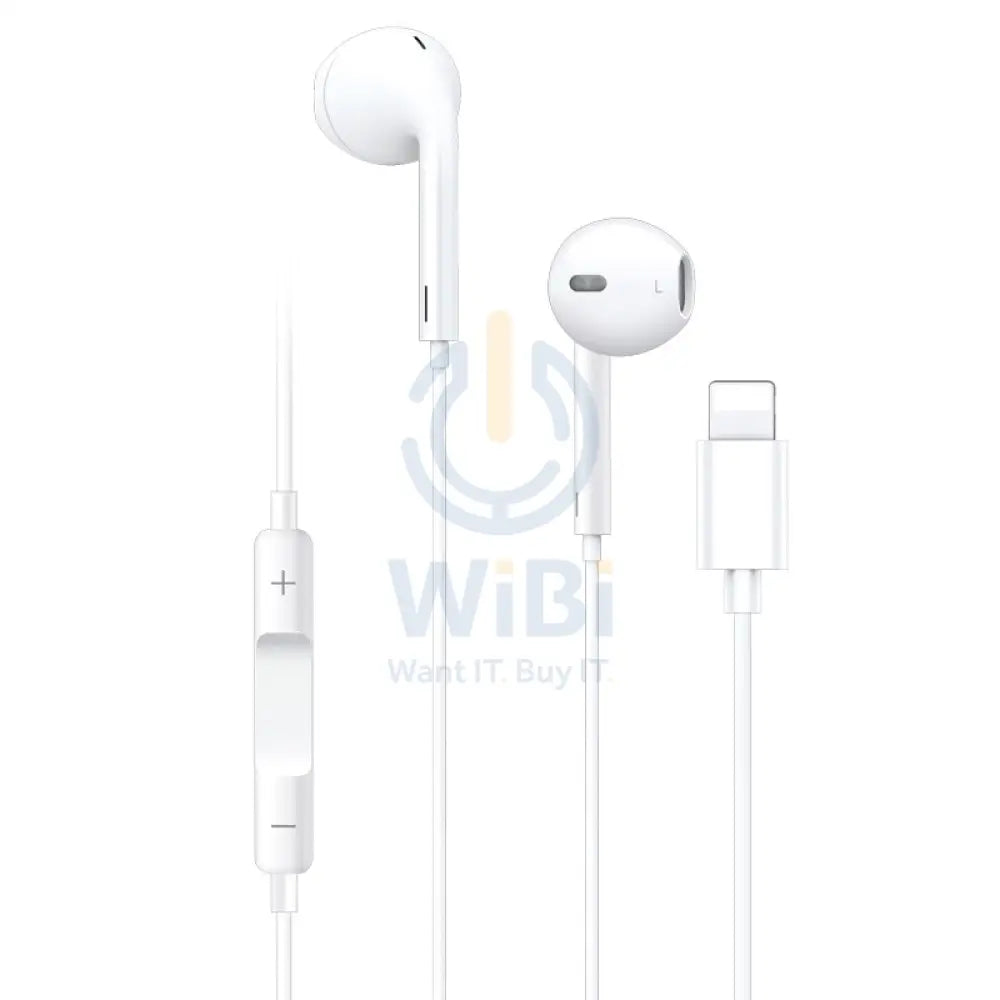Yesido YH20 Original Lightning In-Ear Noise Cancelling Earphones - White Accessories > Audio > Headphones
