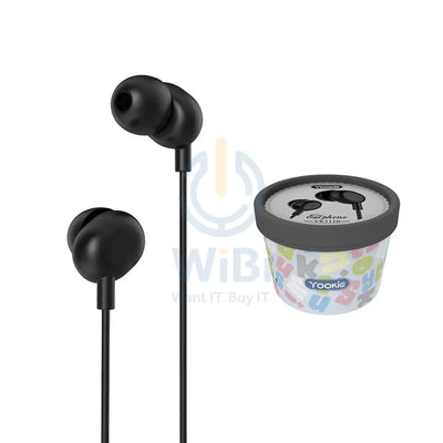 YOOKIE YK-1110 Wired Earphones - In-Ear / 1.2 Meters / Type-C / Black Accessories > Audio > Headphones