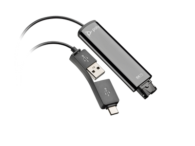HP HP Poly DA75 USB to QD Black Adapter TAA