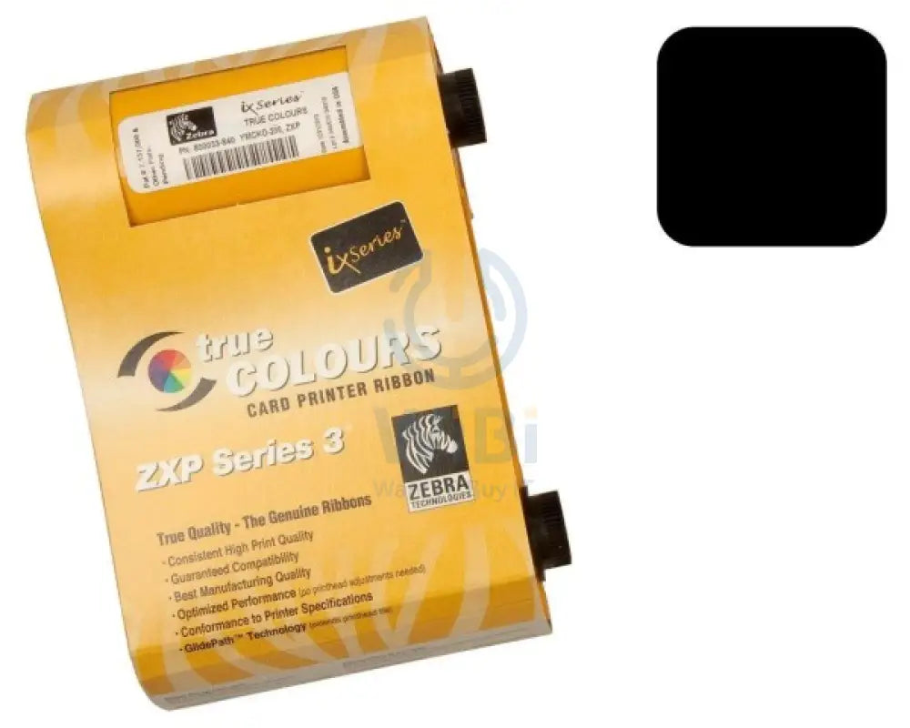 Zebra 800033-801 ID Card Printer Ribbon Accessories > Printers & Scanners > Printers > Consumables