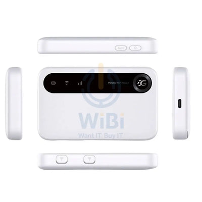 ZTE U50 Mobile WiFi Portable Router - 5G / 4500mAh / White Networking Products > Routers