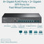 TP-Link (TL-SG3210) JetStream 8-Port Gigabit L2+ Managed Switch with 2 SFP Slots - 20Gbps / Micro-USB / LAN