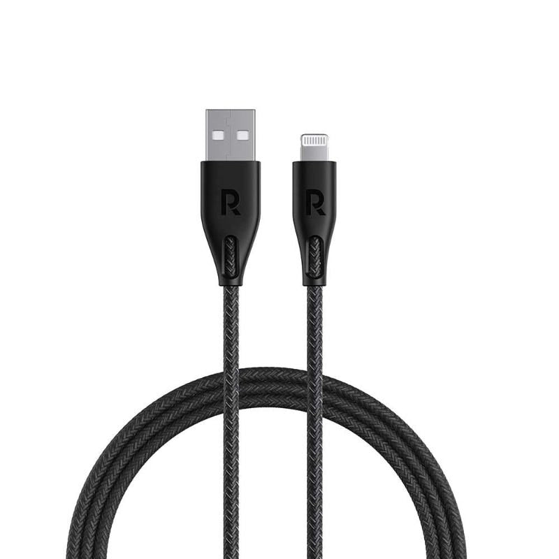 Ravpower RP-CB1026 USB-A To Lightning Cable 1.2m Nylon Black