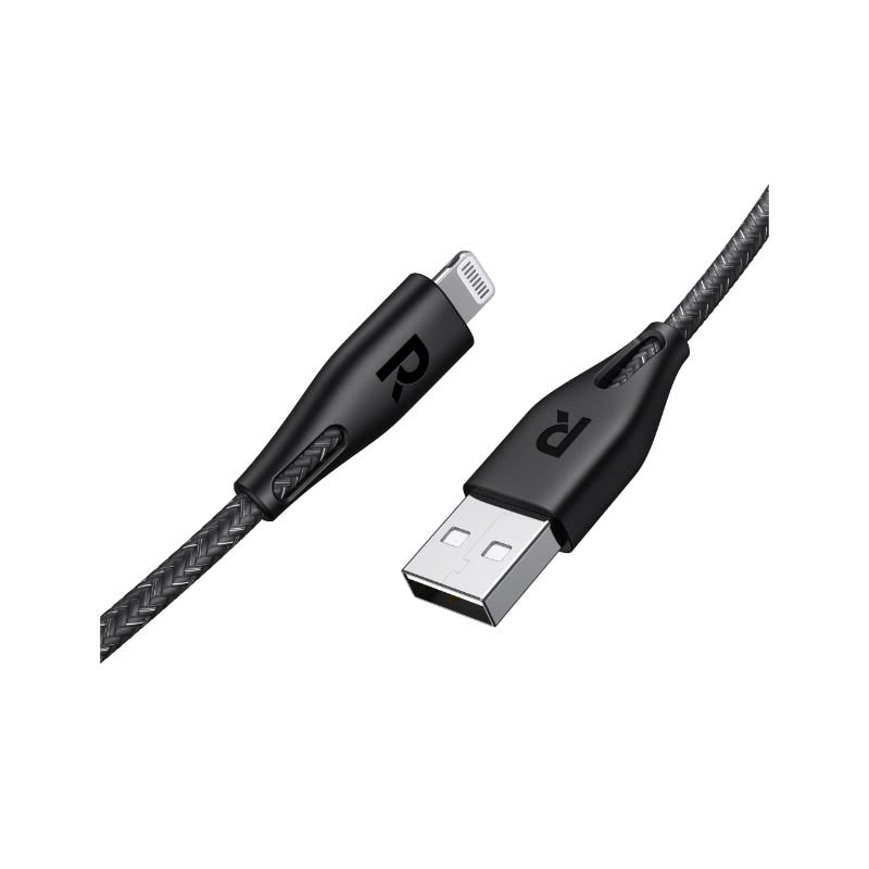 Ravpower RP-CB1026 USB-A To Lightning Cable 1.2m Nylon Black