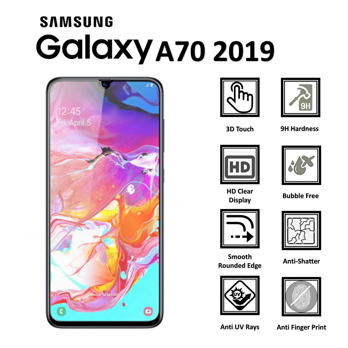 Torrii Bodyglass - Samsung Galaxy A70 / Clear