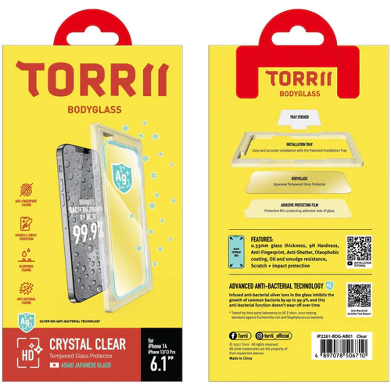 Torrii Bodyglass Screen Protector For iPhone 14 - Clear