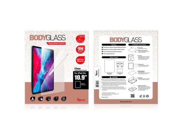 Torrii Bodyglass Screen Protector For iPad Air 10.9 inches (2020) – Clear