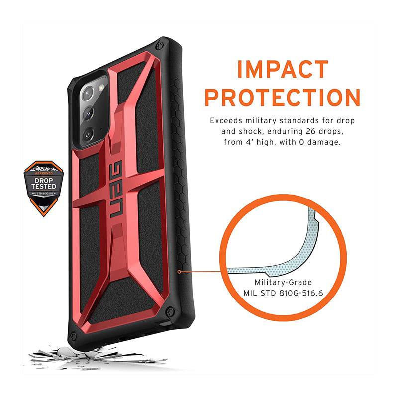 UAG Monarch Case - Samsung Galaxy Note 20 / Crimson