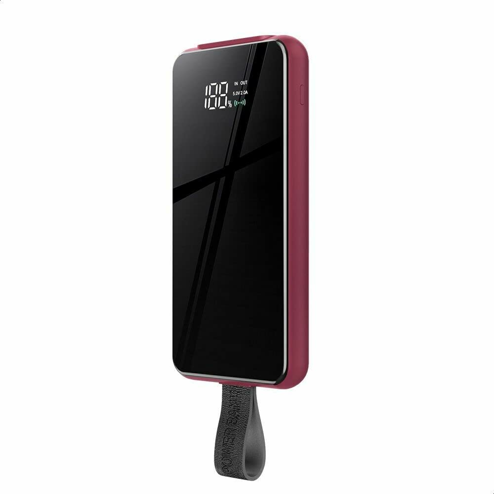 Remax Exploring Wire Power Bank 10000mAh One Charging Port - Red