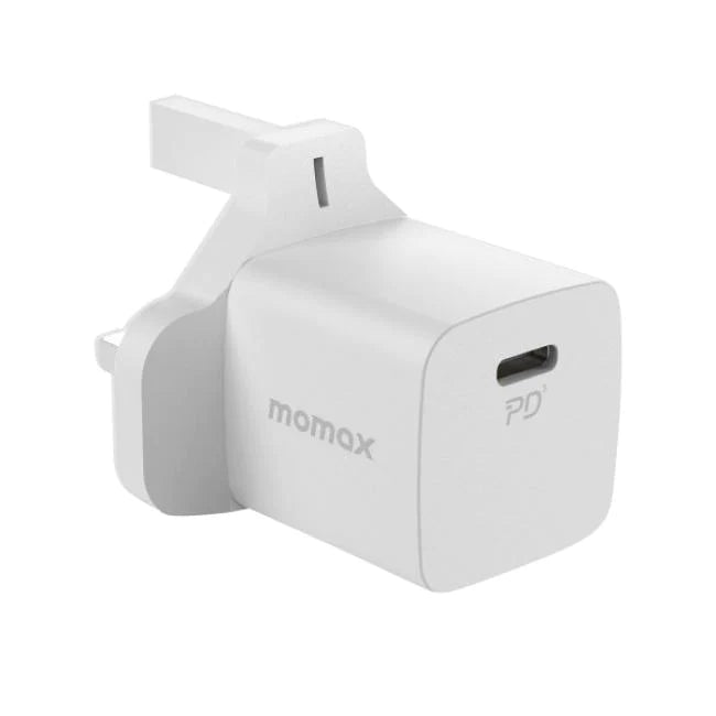 MOMAX One Plug 20W Mini USB-C Charger – White