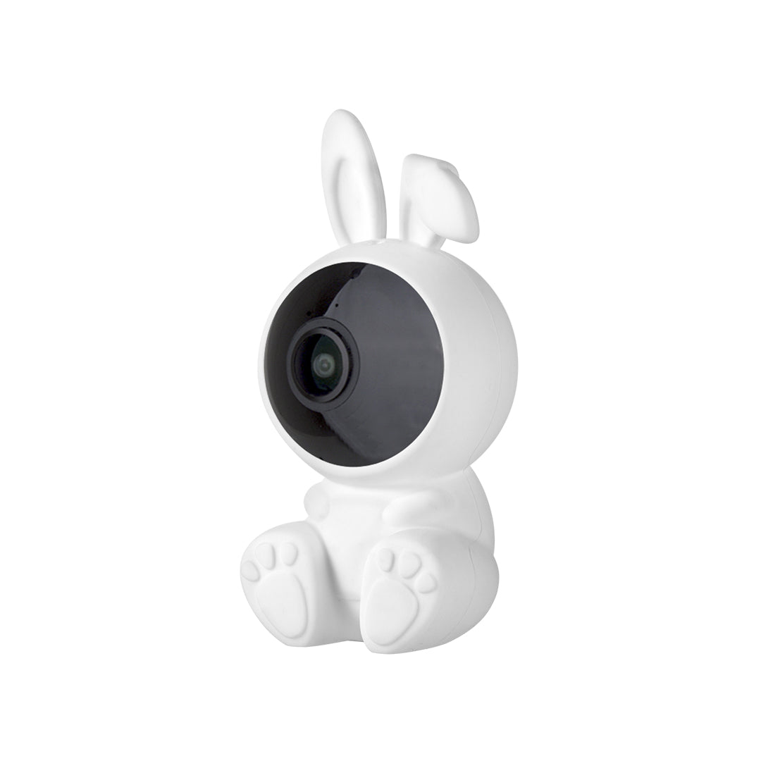 كاميرا مراقبة الأطفال باورولوجي واي فاي لمراقبة طفلك في الوقت الحقيقي - أبيض