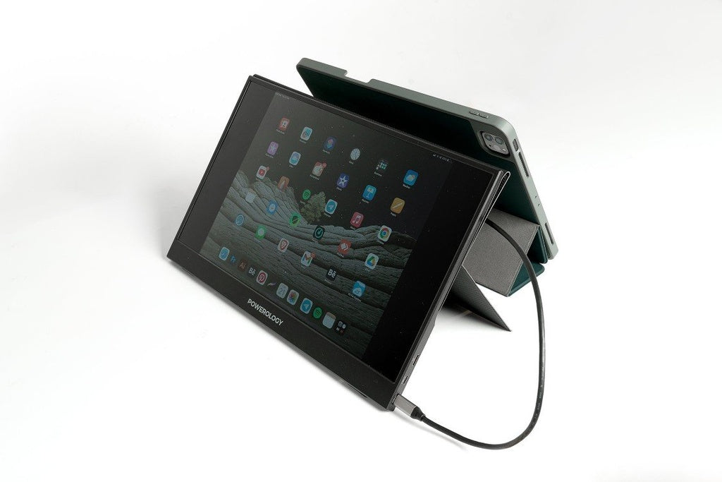 Powerology Ultra-Slim Full HD Portable Monitor 15.6" - Black