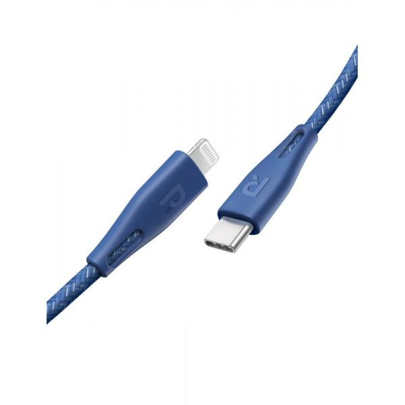 RAVPower Type-C to Lightning Cable 2m, Nylon Blue